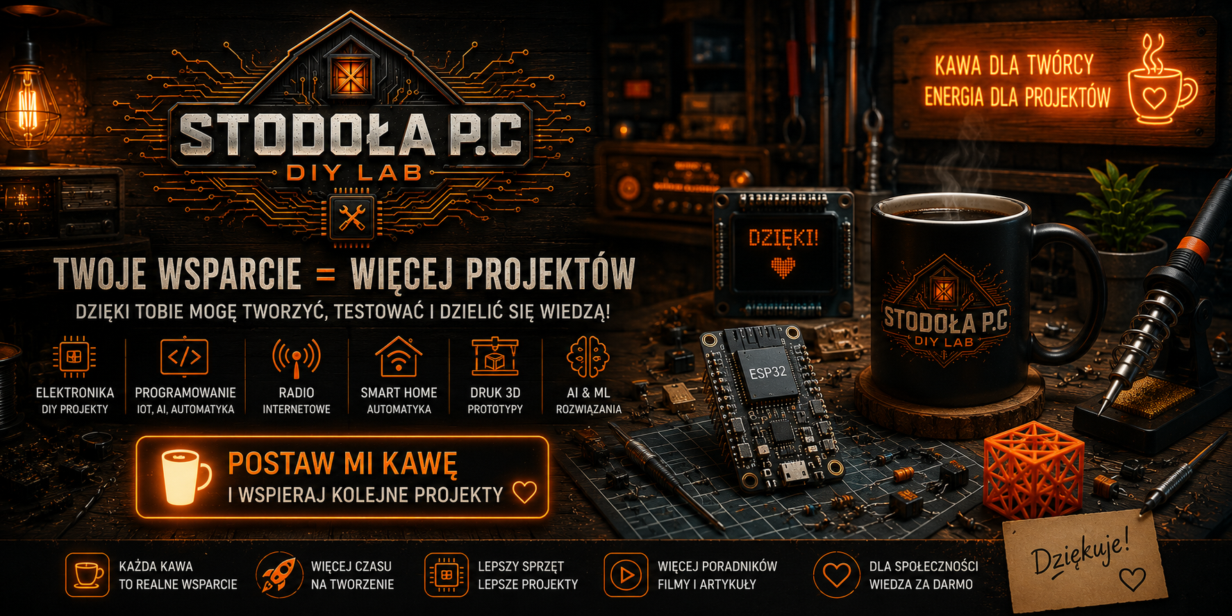 Wspieraj STODOŁA P.C DIY LAB