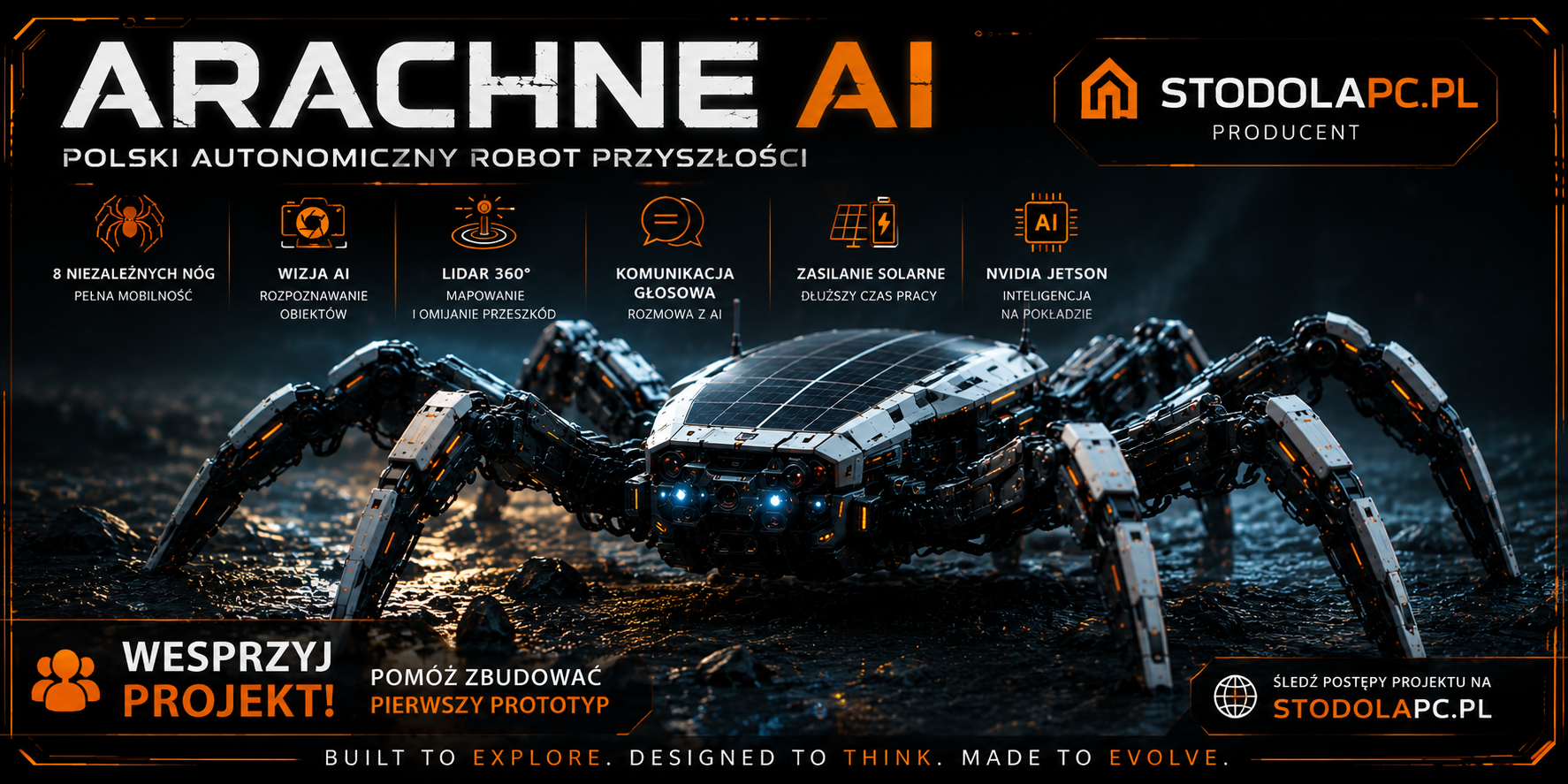 Koncept Pająka AI